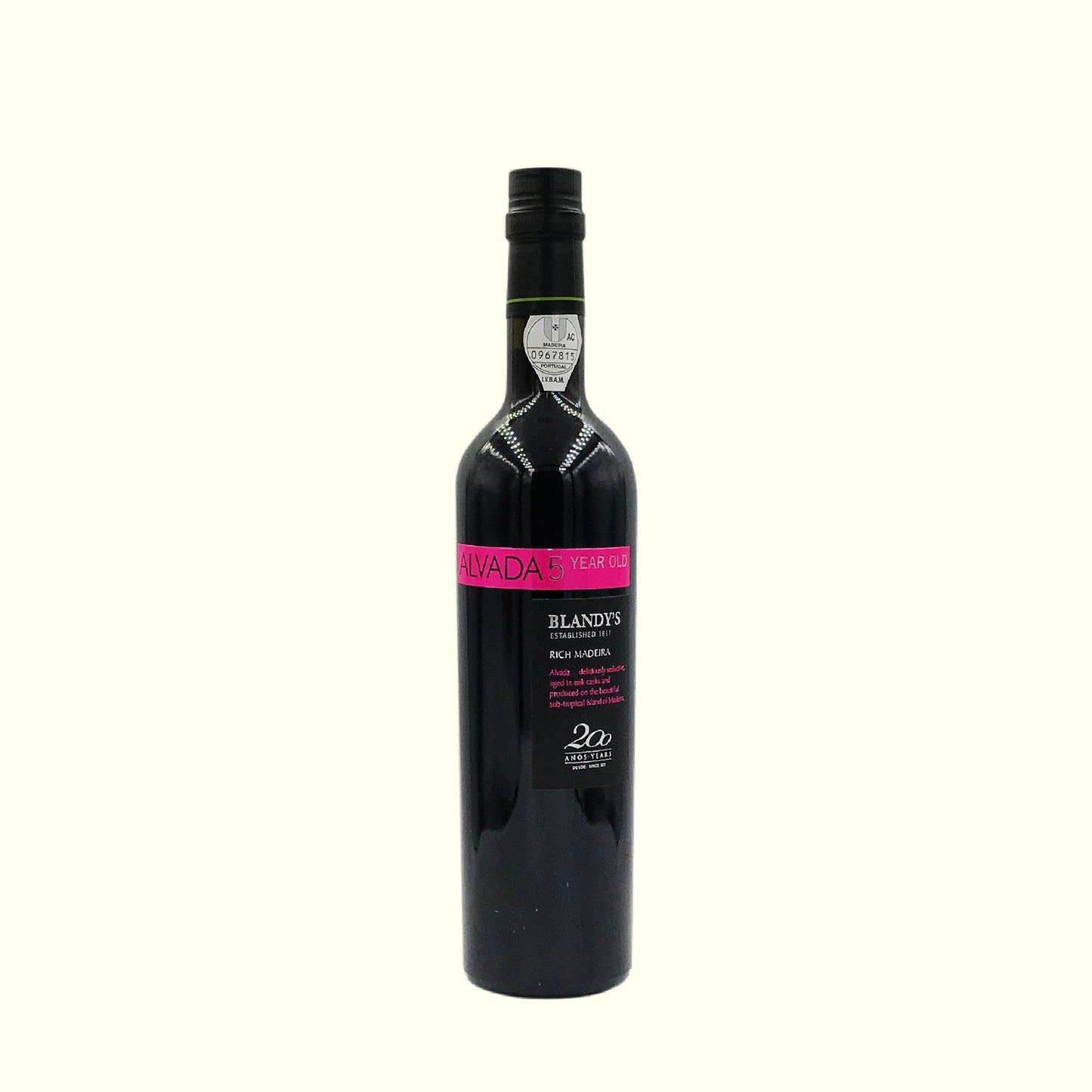 Blandy's Alvada Rich 5 Years Old Madeira